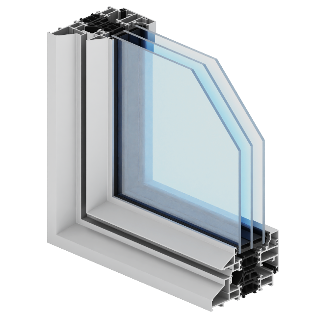Ferestre eficiente energetic max light steel